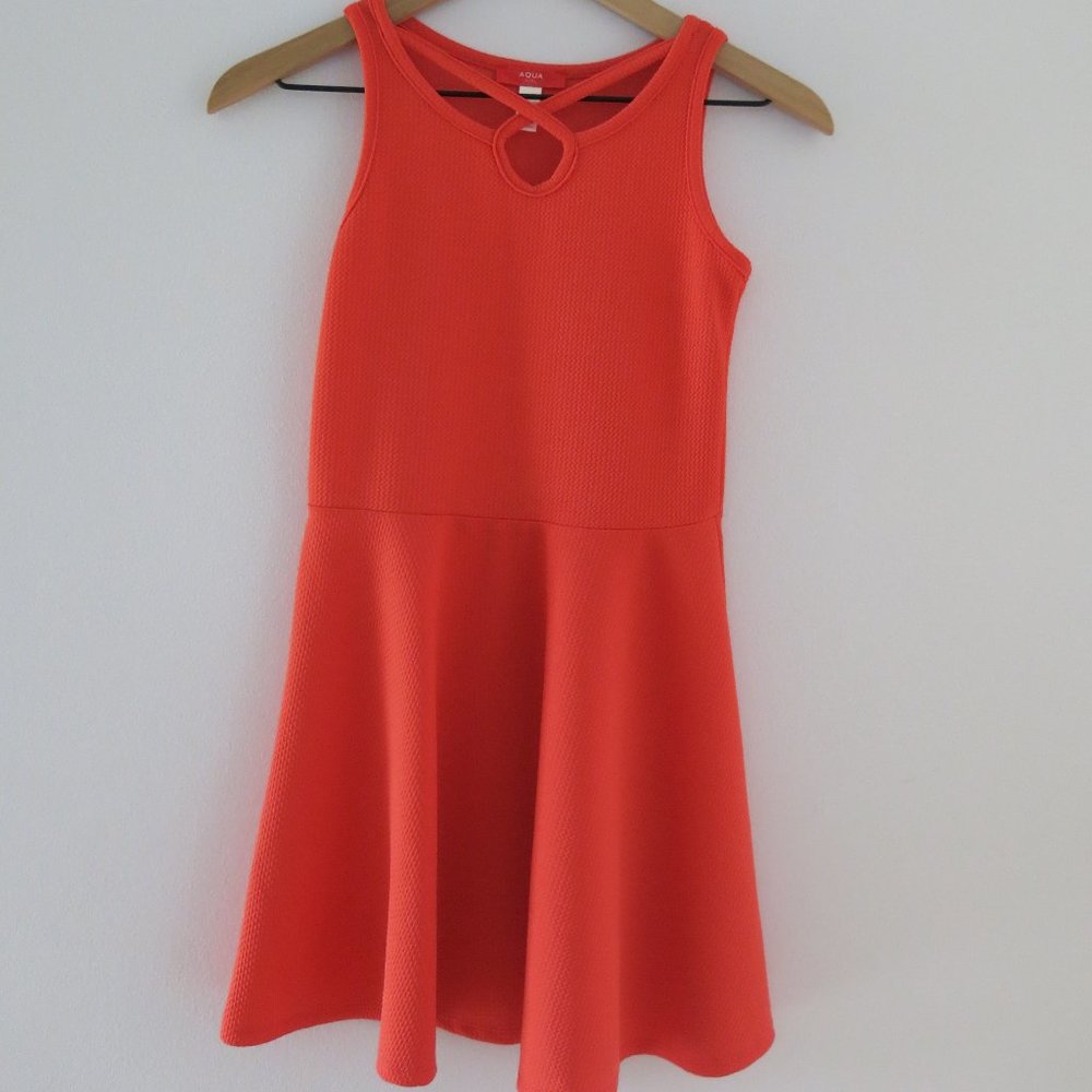 AQUA Girl Coral Dress